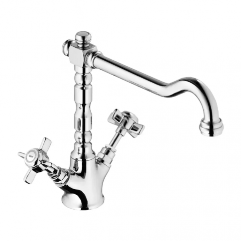 Bruma Imperial Basin mixer with swivel spout, Chrome