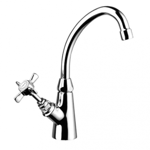 Bruma Imperial Basin pilar tap with swivel spout, Night Sky