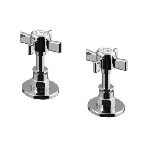 Bruma Imperial 2 hole mixer with 1 outlet, Old Brass