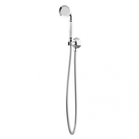 Bruma Imperial Shower set with outlet elbow, metal hose 160cm and Elite handshower, Chrome