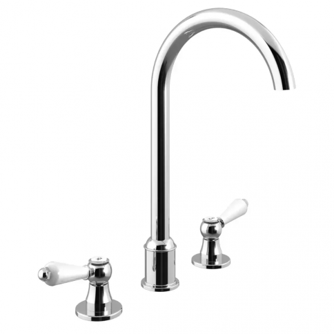 Bruma Clássico 3 hole basin mixer, Night Sky
