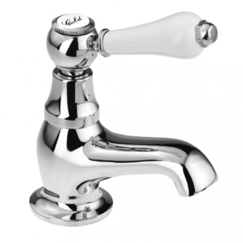 Bruma Clássico Basin pilar tap, Gold 24kt