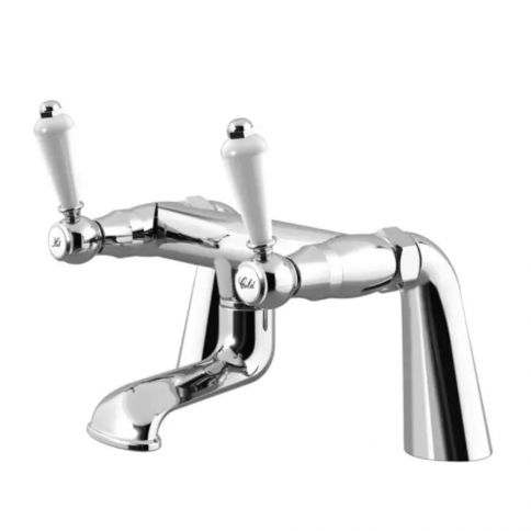 Bruma Clássico 2 hole bath filler mixer, Gold 24kt